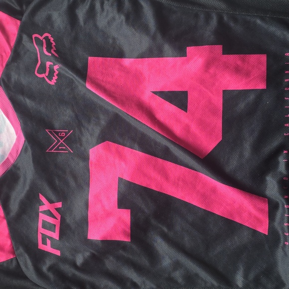Fox Racing Pink Jersey - Picture 4 of 7